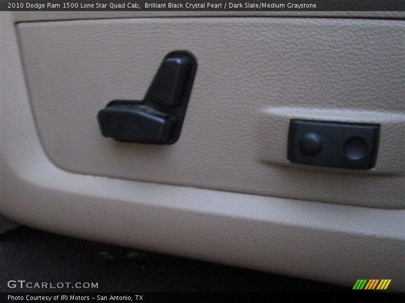 Brilliant Black Crystal Pearl / Dark Slate/Medium Graystone 2010 Dodge Ram 1500 Lone Star Quad Cab