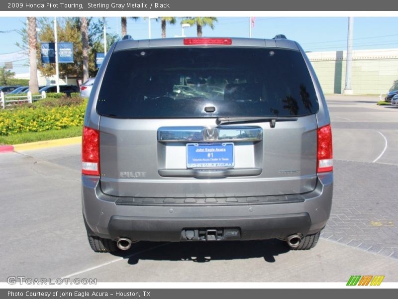 Sterling Gray Metallic / Black 2009 Honda Pilot Touring