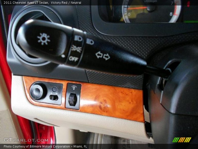 Victory Red / Neutral 2011 Chevrolet Aveo LT Sedan