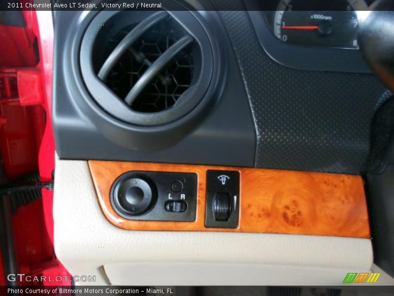 Victory Red / Neutral 2011 Chevrolet Aveo LT Sedan