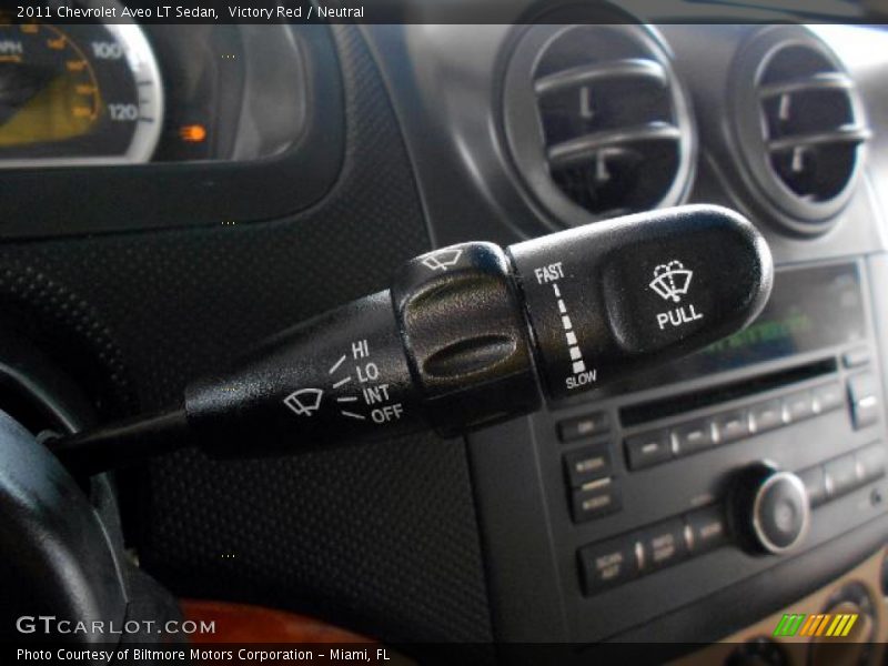 Victory Red / Neutral 2011 Chevrolet Aveo LT Sedan