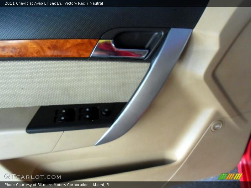 Victory Red / Neutral 2011 Chevrolet Aveo LT Sedan