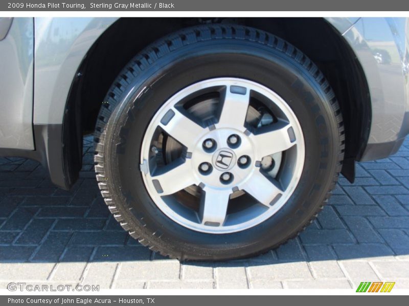 Sterling Gray Metallic / Black 2009 Honda Pilot Touring