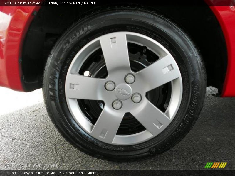 Victory Red / Neutral 2011 Chevrolet Aveo LT Sedan