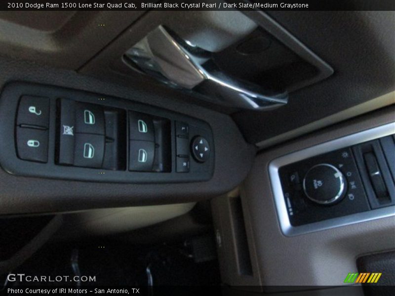 Brilliant Black Crystal Pearl / Dark Slate/Medium Graystone 2010 Dodge Ram 1500 Lone Star Quad Cab