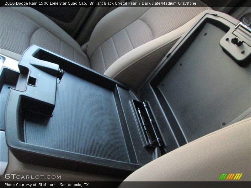 Brilliant Black Crystal Pearl / Dark Slate/Medium Graystone 2010 Dodge Ram 1500 Lone Star Quad Cab