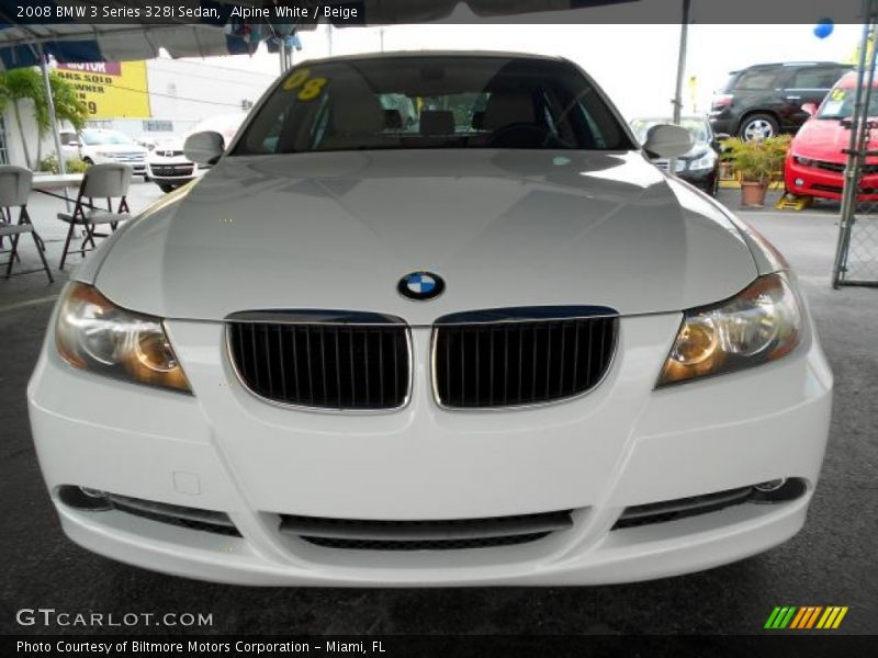 Alpine White / Beige 2008 BMW 3 Series 328i Sedan