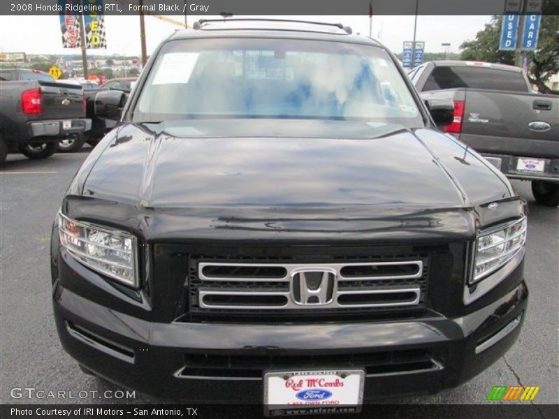 Formal Black / Gray 2008 Honda Ridgeline RTL