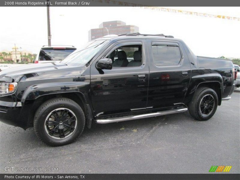 Formal Black / Gray 2008 Honda Ridgeline RTL