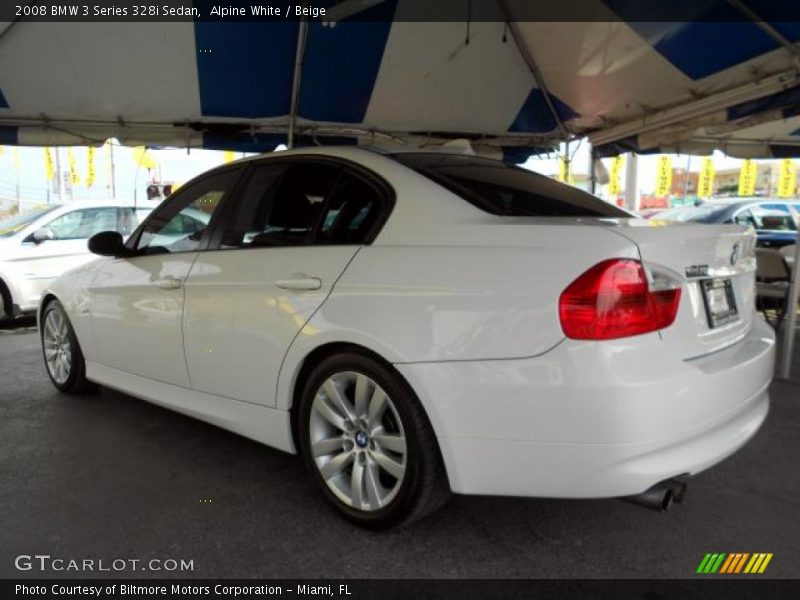 Alpine White / Beige 2008 BMW 3 Series 328i Sedan