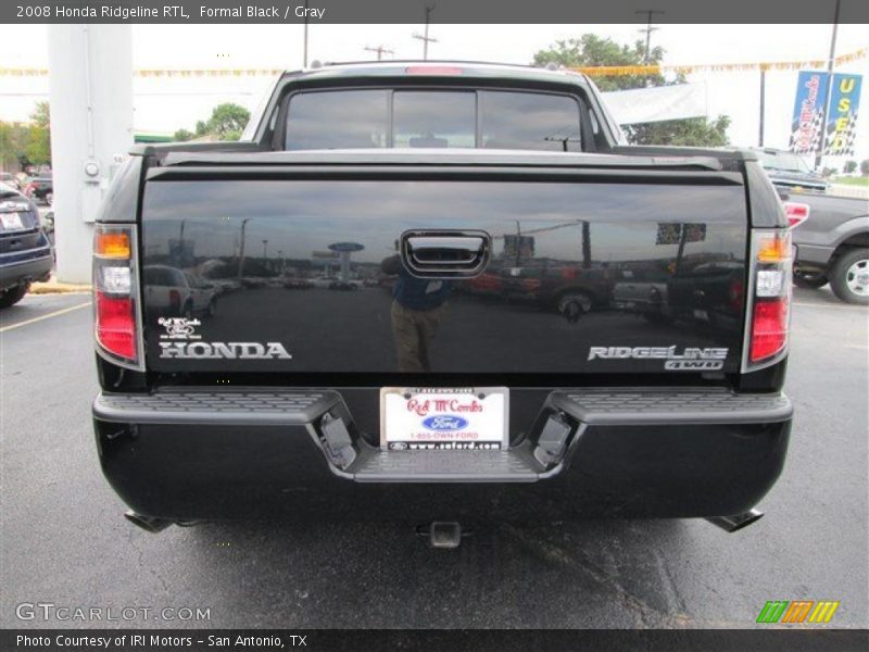 Formal Black / Gray 2008 Honda Ridgeline RTL