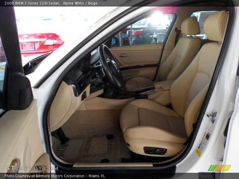 Alpine White / Beige 2008 BMW 3 Series 328i Sedan