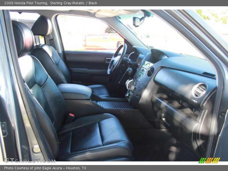 Sterling Gray Metallic / Black 2009 Honda Pilot Touring