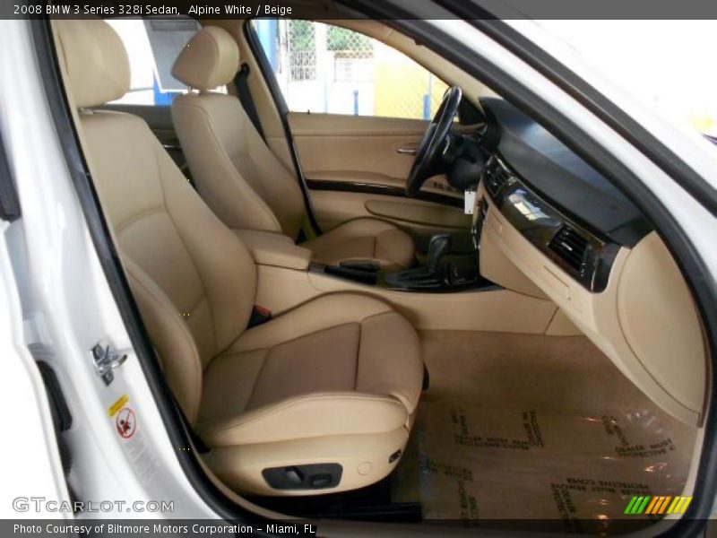 Alpine White / Beige 2008 BMW 3 Series 328i Sedan