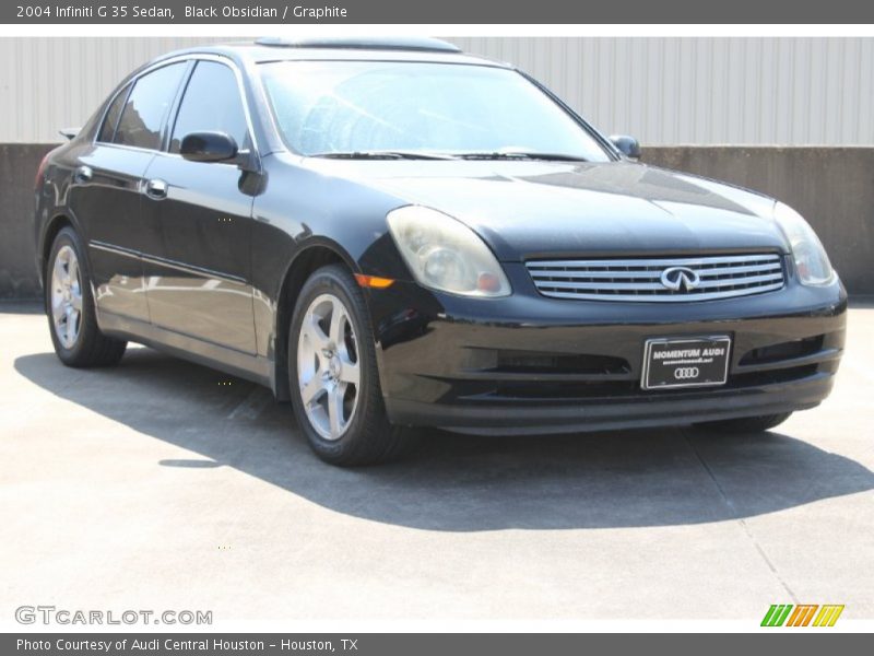 Black Obsidian / Graphite 2004 Infiniti G 35 Sedan