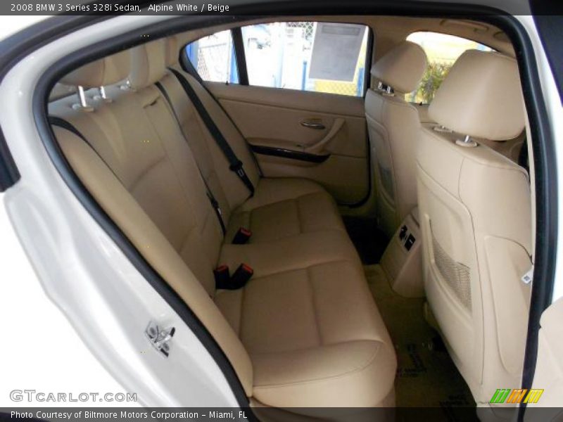 Alpine White / Beige 2008 BMW 3 Series 328i Sedan