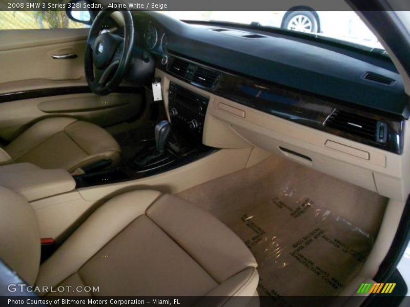 Alpine White / Beige 2008 BMW 3 Series 328i Sedan
