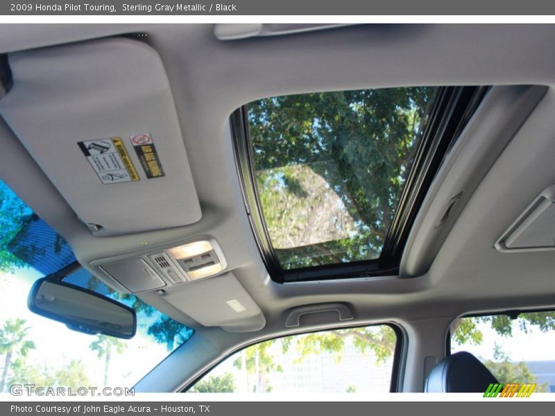 Sterling Gray Metallic / Black 2009 Honda Pilot Touring