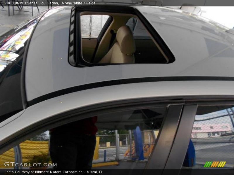 Alpine White / Beige 2008 BMW 3 Series 328i Sedan