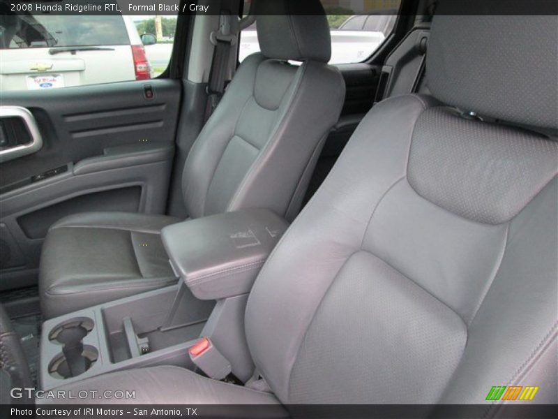 Formal Black / Gray 2008 Honda Ridgeline RTL