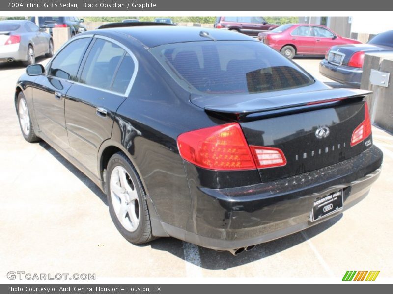Black Obsidian / Graphite 2004 Infiniti G 35 Sedan