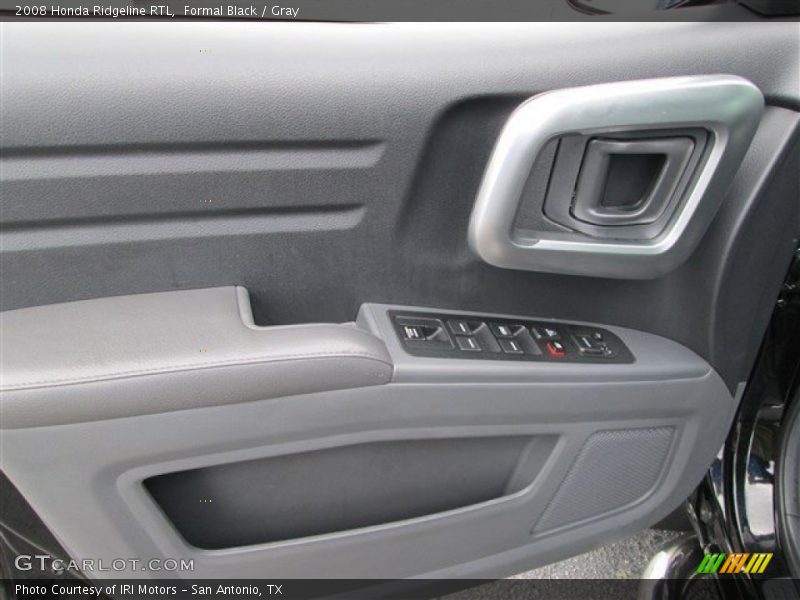 Formal Black / Gray 2008 Honda Ridgeline RTL