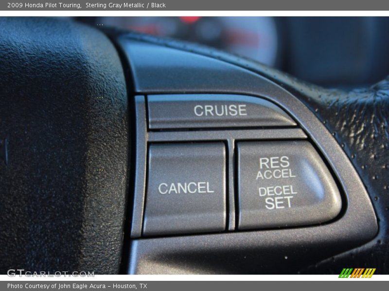 Sterling Gray Metallic / Black 2009 Honda Pilot Touring