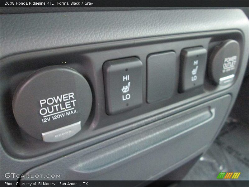 Formal Black / Gray 2008 Honda Ridgeline RTL