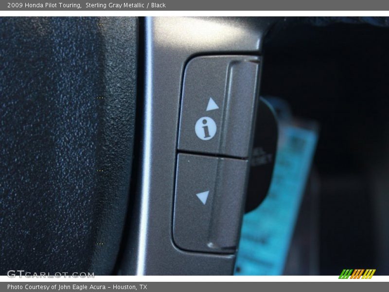 Sterling Gray Metallic / Black 2009 Honda Pilot Touring