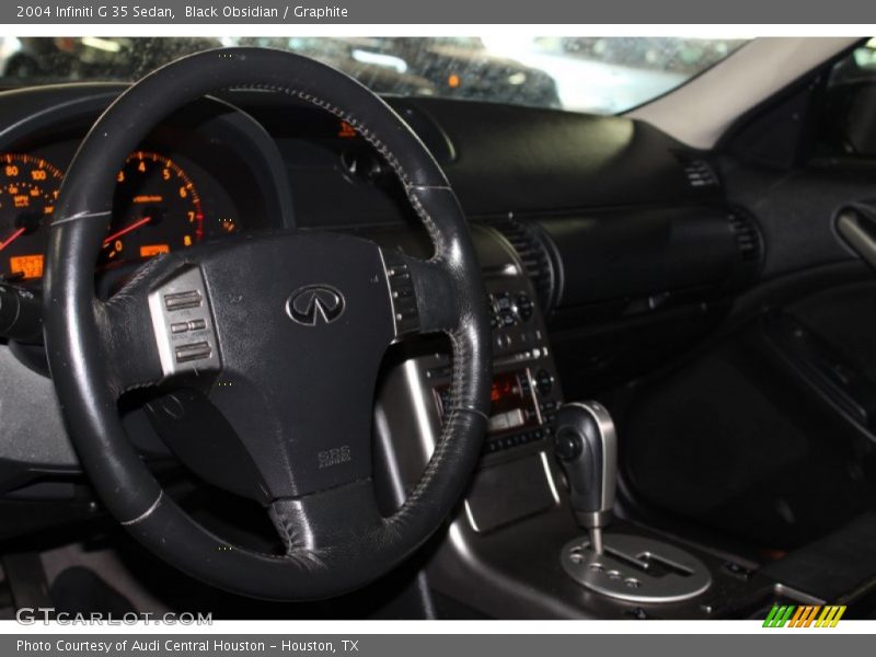Black Obsidian / Graphite 2004 Infiniti G 35 Sedan