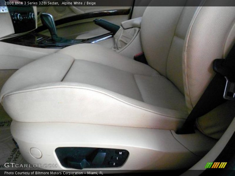 Alpine White / Beige 2008 BMW 3 Series 328i Sedan