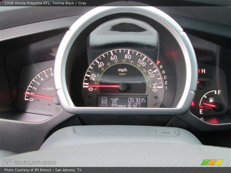 Formal Black / Gray 2008 Honda Ridgeline RTL