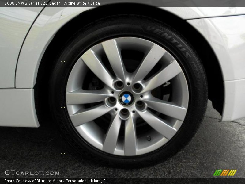 Alpine White / Beige 2008 BMW 3 Series 328i Sedan