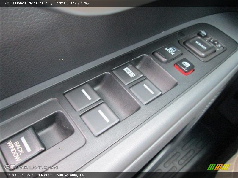 Formal Black / Gray 2008 Honda Ridgeline RTL
