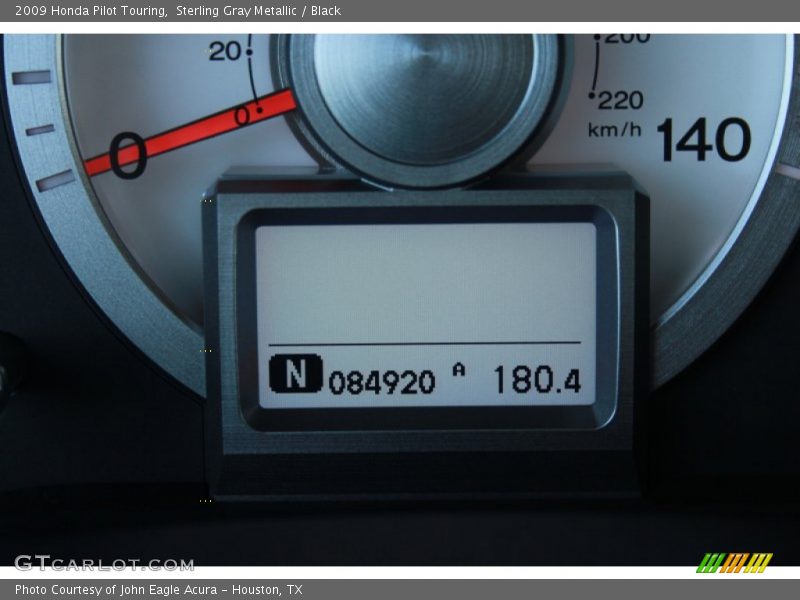 Sterling Gray Metallic / Black 2009 Honda Pilot Touring