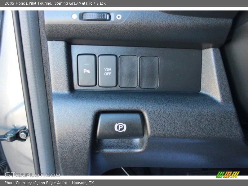 Sterling Gray Metallic / Black 2009 Honda Pilot Touring