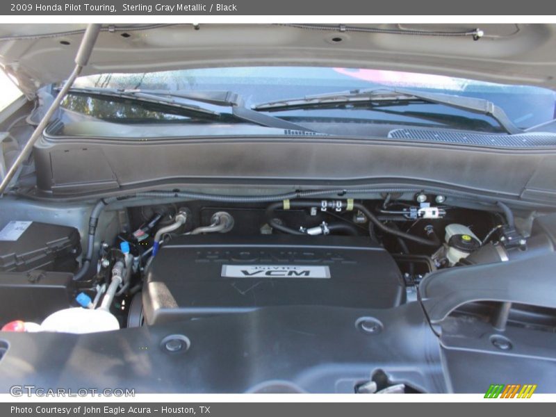 Sterling Gray Metallic / Black 2009 Honda Pilot Touring