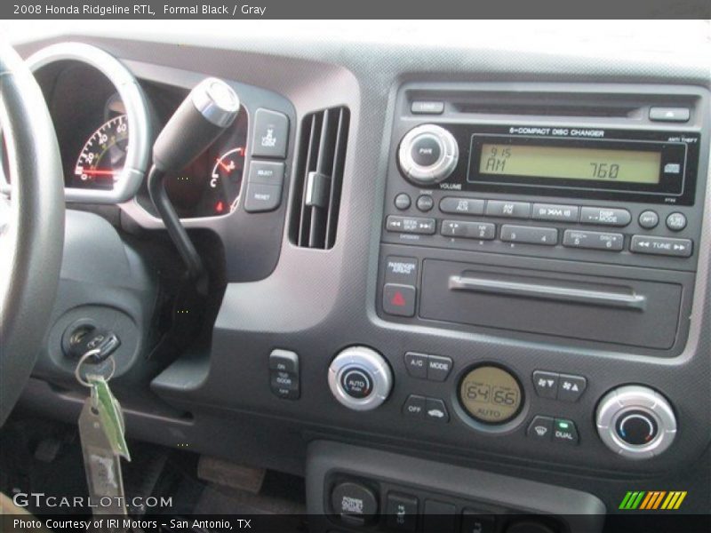 Formal Black / Gray 2008 Honda Ridgeline RTL