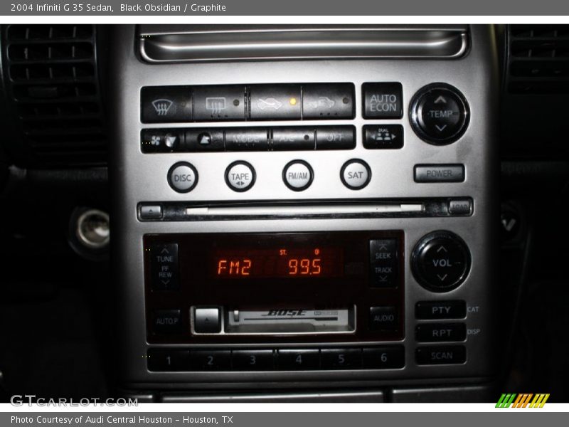 Black Obsidian / Graphite 2004 Infiniti G 35 Sedan