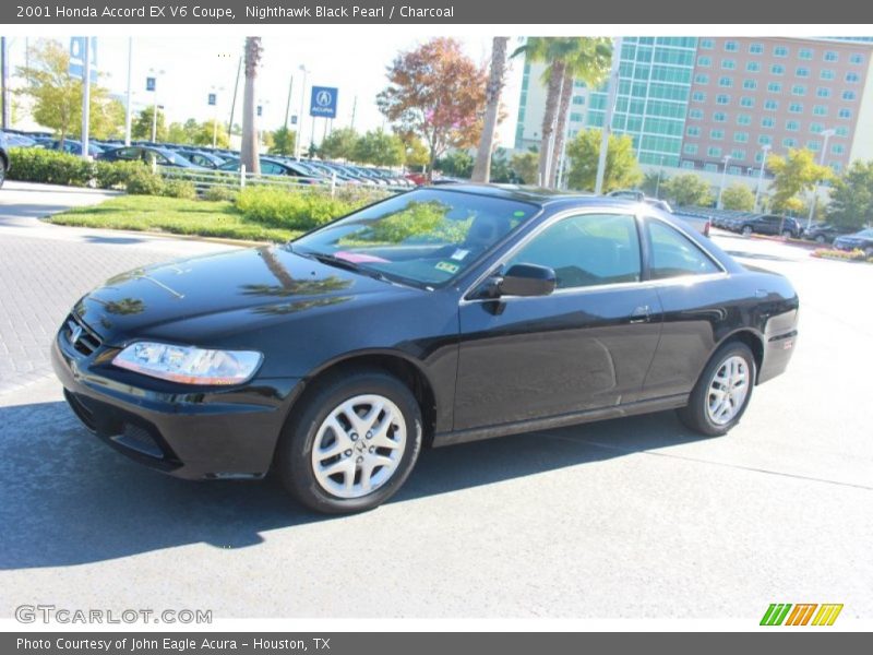 Nighthawk Black Pearl / Charcoal 2001 Honda Accord EX V6 Coupe