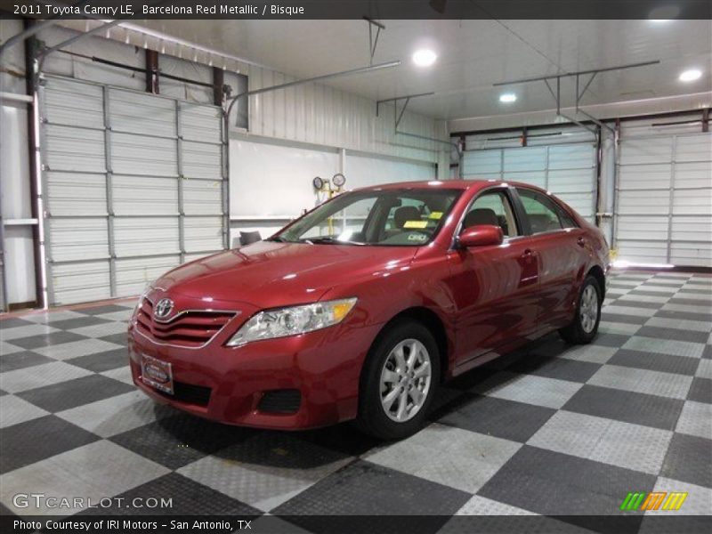 Barcelona Red Metallic / Bisque 2011 Toyota Camry LE