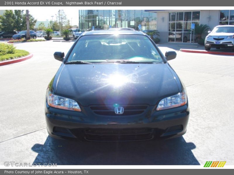 Nighthawk Black Pearl / Charcoal 2001 Honda Accord EX V6 Coupe