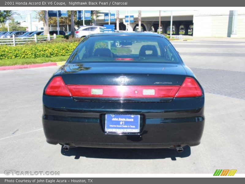 Nighthawk Black Pearl / Charcoal 2001 Honda Accord EX V6 Coupe