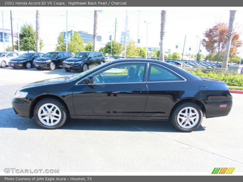 Nighthawk Black Pearl / Charcoal 2001 Honda Accord EX V6 Coupe