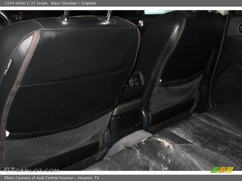 Black Obsidian / Graphite 2004 Infiniti G 35 Sedan