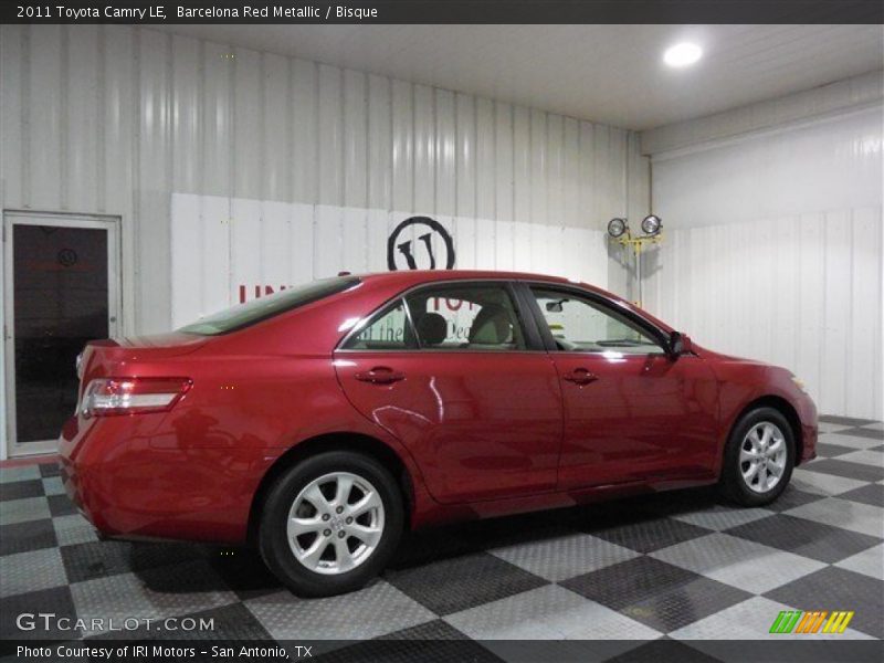 Barcelona Red Metallic / Bisque 2011 Toyota Camry LE