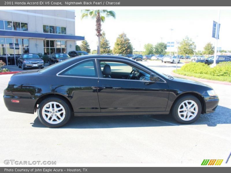 Nighthawk Black Pearl / Charcoal 2001 Honda Accord EX V6 Coupe