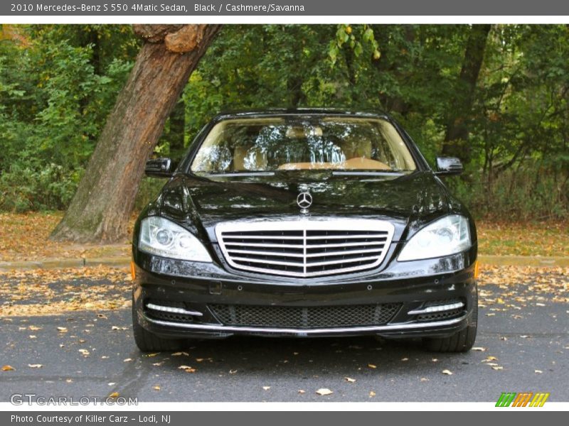 Black / Cashmere/Savanna 2010 Mercedes-Benz S 550 4Matic Sedan