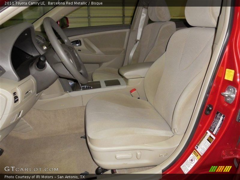 Barcelona Red Metallic / Bisque 2011 Toyota Camry LE