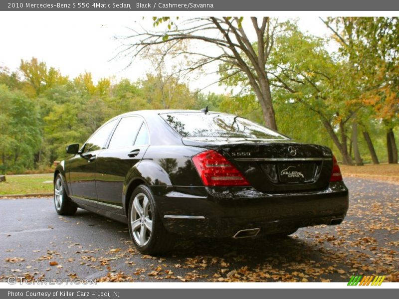 Black / Cashmere/Savanna 2010 Mercedes-Benz S 550 4Matic Sedan